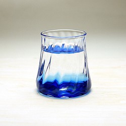富士山グラス（青） 1枚目の画像