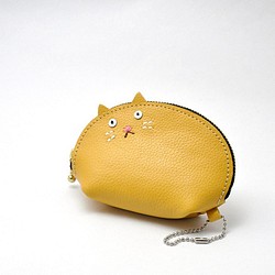小型貓袋黃色（蛋色） 第1張的照片