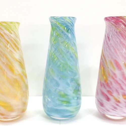 手作りガラス 花瓶 インテリア小物 花瓶 インテリア小物 花瓶