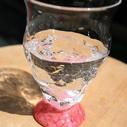 手作りガラス　Ice glass〈pink〉 1枚目の画像