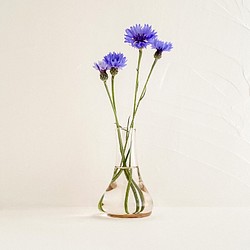 細首シンプル花瓶フラワーベース・薄いピンク 1枚目の画像