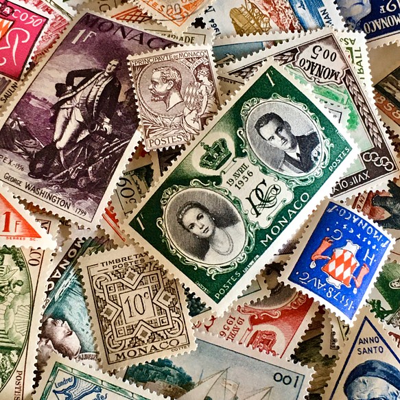 摩納哥郵票什錦未使用 15 張（外國郵票/舊郵票）｜古董/復古 第1張的照片