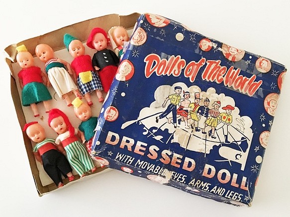 微型塑料娃娃|復古與古董 第1張的照片