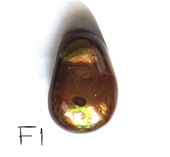 稀少石 ファイヤーアゲート Fire Agate ルース メキシコ産 12.5