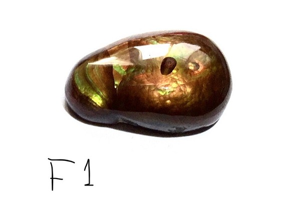 稀少石 ファイヤーアゲート Fire Agate ルース メキシコ産 12.5