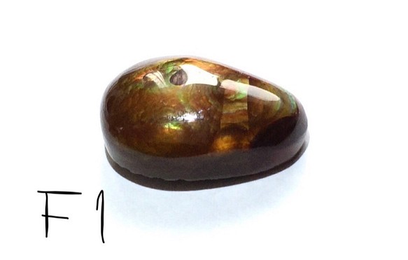 稀少石 ファイヤーアゲート Fire Agate ルース メキシコ産 12.5