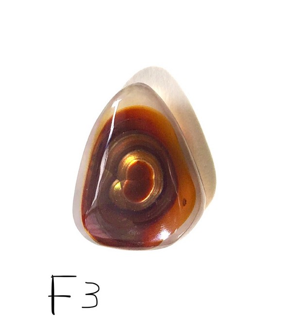 稀少石 ファイヤーアゲート Fire Agate ルース メキシコ産 6カラット