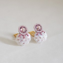 Bijou &amp; 亮片耳環/耳環 Sakura 第1張的照片