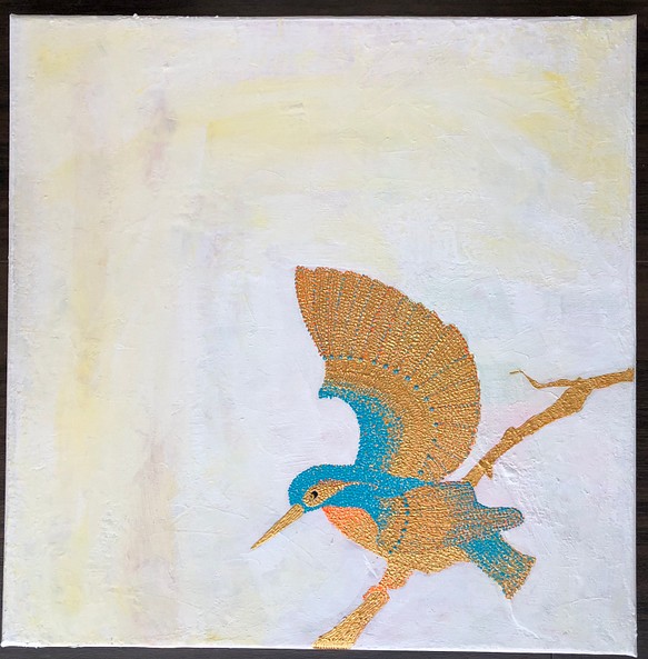 金の羽を持つ鳥 原画 絵画 rumi room 通販｜Creema(クリーマ)