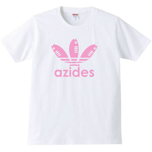 送料無料 新品 Azides アジデス ロゴピンク Tシャツ おもしろ パロディ 白 ホワイト プレゼント メンズ Tシャツ カットソー 和柄屋 通販 Creema クリーマ ハンドメイド 手作り クラフト作品の販売サイト