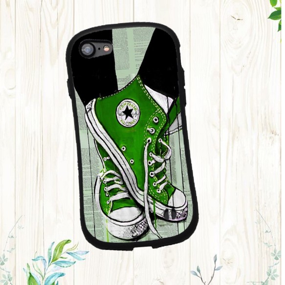 iPhone Android オリジナルスマホケース　オリジナルケース　Galaxy Xperia スニーカー　靴 1枚目の画像
