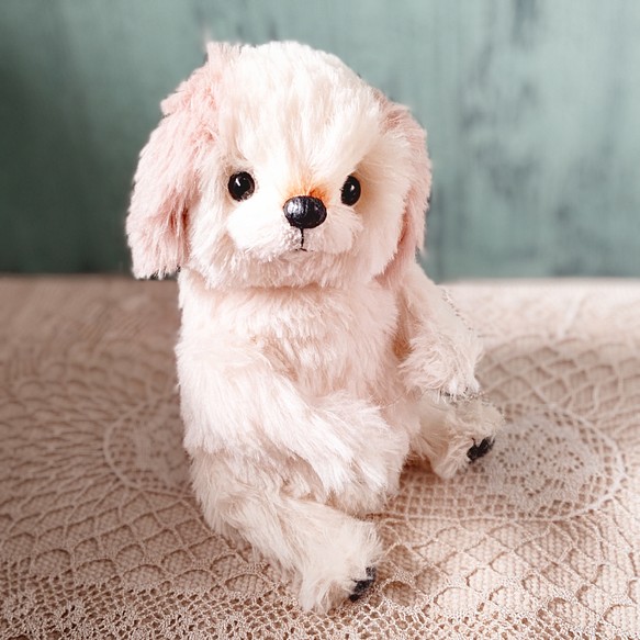 シーズー ／ テディベアタイプのシーズー犬のぬいぐるみ　約28cm 1枚目の画像