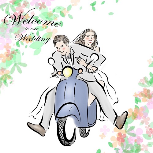 Weddingイラスト ウェルカムボード 招待状 思い出など Jpegまたは透過pngにてデータでお渡し ウェルカムボード Remake Factory 通販 Creema クリーマ ハンドメイド 手作り クラフト作品の販売サイト