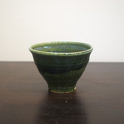 緑釉(総織部）小服茶碗　24 1枚目の画像
