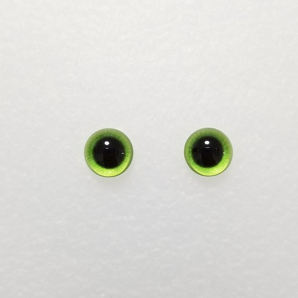 A32　猫の瞳　１０㎜　グラスアイ　羊毛フェルト用 1枚目の画像