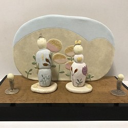 雛人形　陶製 1枚目の画像