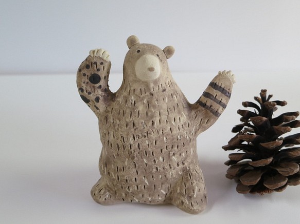 小熊（棕色）陶瓷/小熊/小熊 第1張的照片