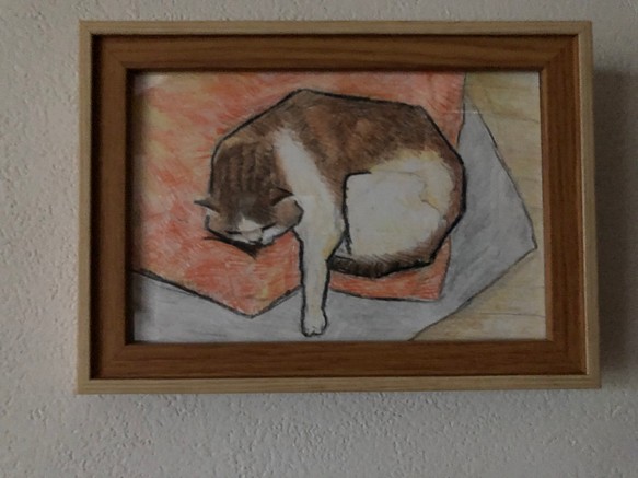 猫戯画「眠り」 emmanuelfranca.com.br