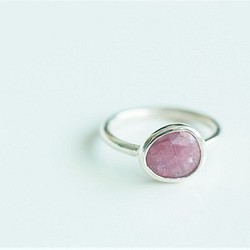 ルースピンクサファイアの指輪 1枚目の画像