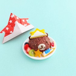 ミニチュア こどもの日 くまのケーキ 1枚目の画像