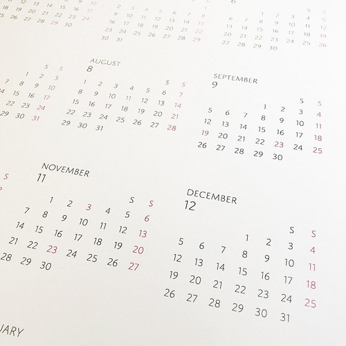 カレンダー 月曜日始まり 4月始まり ポスター カレンダー Fiori E Luce 通販 Creema クリーマ ハンドメイド 手作り クラフト作品の販売サイト