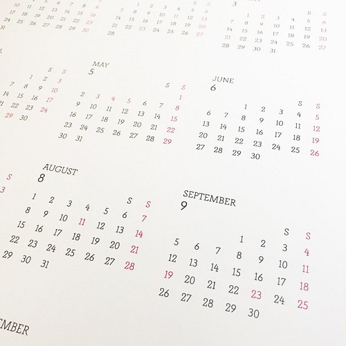 23年カレンダー 月曜日始まり 1月始まり ポスター カレンダー Fiori E Luce 通販 Creema クリーマ ハンドメイド 手作り クラフト作品の販売サイト