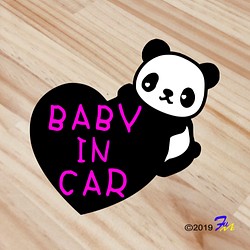 Baby In CAR33 プリントステッカー 1枚目の画像