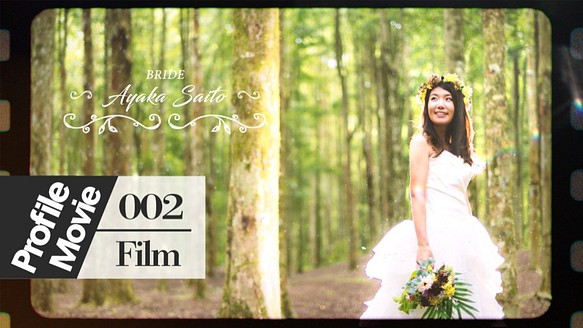 結婚式プロフィールムービー【Film】プロ品質のムービーを制作致します 1枚目の画像