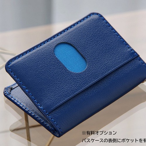 CHLOE》◇２つ折りパスケース（定期入れ・カードケース）◇ブルー