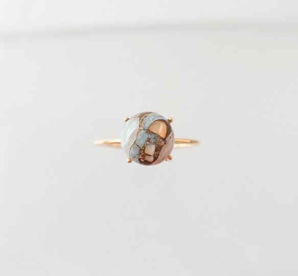 選べる コッパーオパール リング カッパーオパール 指輪 1枚目の画像