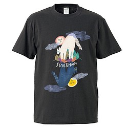SUN&MOON ネコ Tシャツ [S] 1枚目の画像
