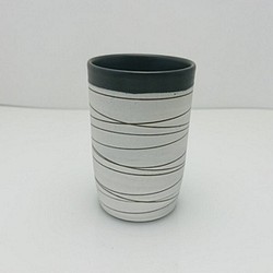 数量限定品トルネード　フリーカップS　湯呑　200ｍｌ　ブラック 1枚目の画像