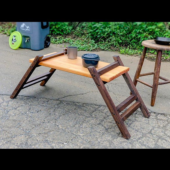 受注生産】組み立て式 アウトドアテーブル - テーブル・机