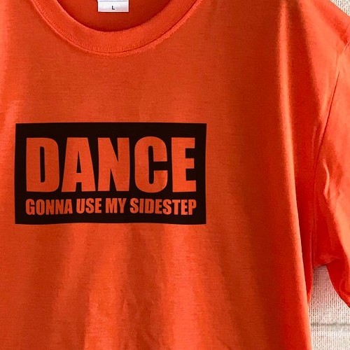 DANCE （オレンジ） / 吸水速乾 スポーツTシャツ Tシャツ ice-gigi