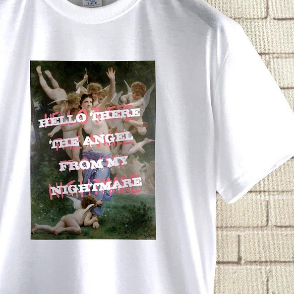 The angel from my nightmare / 絵画プリント Tシャツ 1枚目の画像