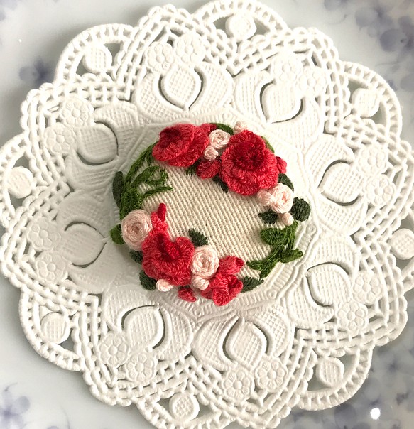 手作りハンドメイドかぎ針編み花刺繍ワンピース ワンピース ロング