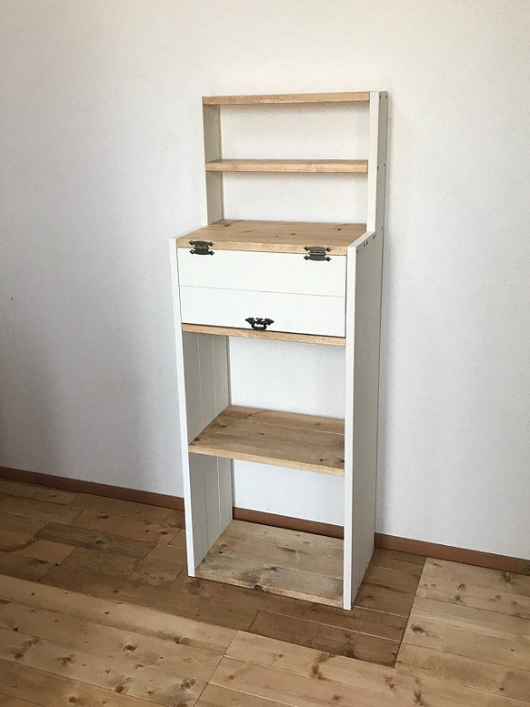 display shelf cabinet WWB ｈ120 BW 上段飾り棚付きキャビネット 棚