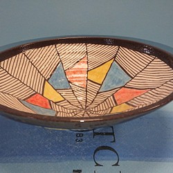 線彩パステルカラー中皿 1枚目の画像