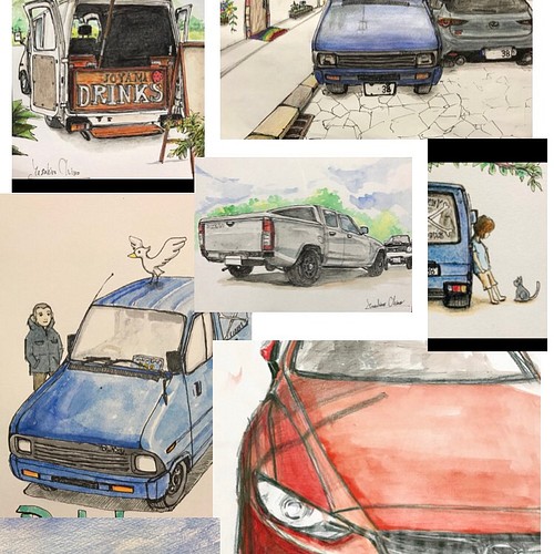 あなたの愛車との思い出を絵に残します！ イラスト jennyciders 通販