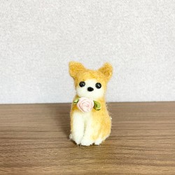 秋田犬　羊毛フェルト 1枚目の画像