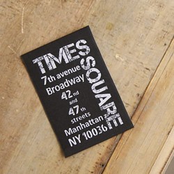 縦型 Big 刺繍タグ - TIME’S SQUARE ５枚セット 1枚目の画像