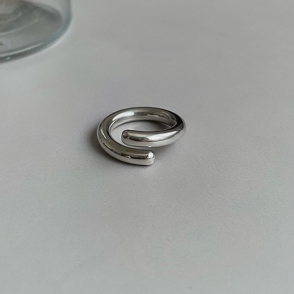 silver】 Wrap around ring - 指輪・リング