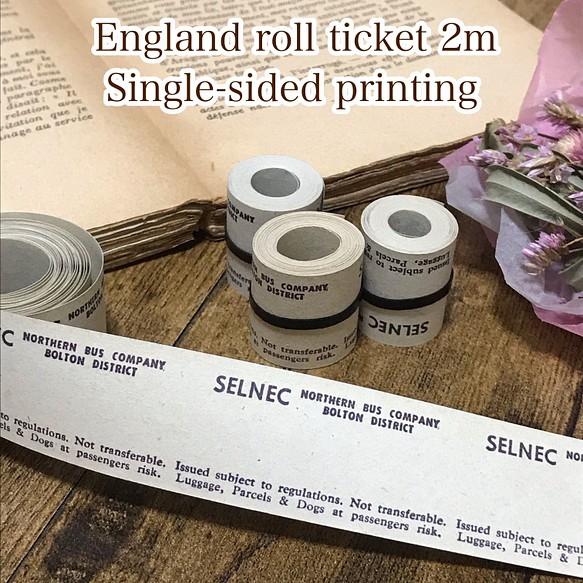 England ミニロール2m 片面印刷 SELNEC 1枚目の画像