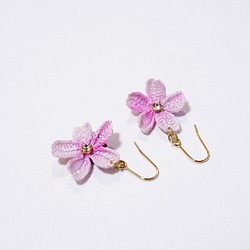 ≪jewelry.Polaris≫ 桜 Chery Blossom フックピアス・イヤリング 1枚目の画像