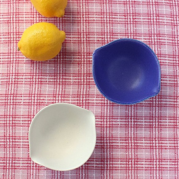 レモン小鉢（茄子紺） 1枚目の画像