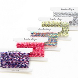 【iroami】クレヨン コード テープ ヤーン 組紐 編み紐 ラッピング アクセサリー 日本製 1枚目の画像