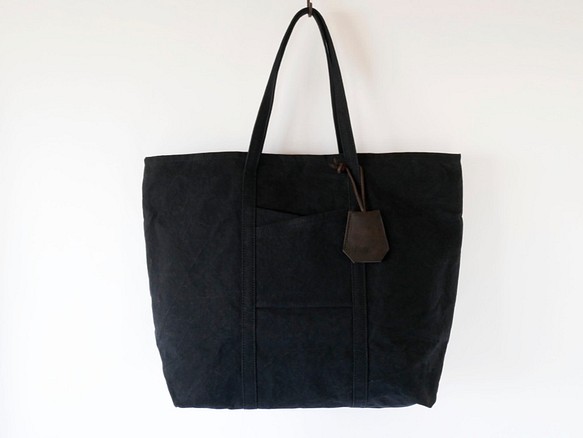 Clasicc Tote bag <Black L > 1枚目の画像