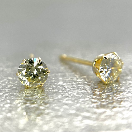 スタッドダイヤ～ K18YG 0.40ct ダイヤモンド ピアス ピアス（スタッド