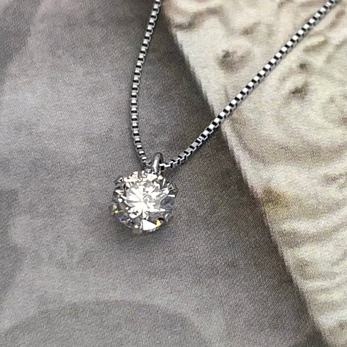 ひとつぶダイヤ～ PT 0.30ct ダイヤモンド ネックレス ネックレス