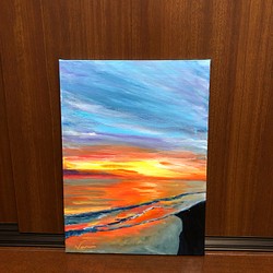 キャンバス40✖️50センチ 海 空 パステル 絵画 73wave 通販｜Creema